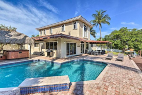 Pompano Beach Villa with Private Pool and Dock!